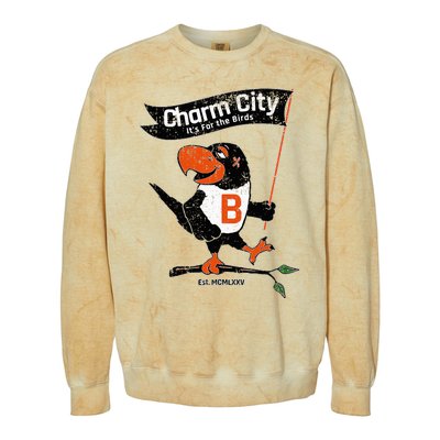 Baltimore Birds Maryland Charm City Pride Novelty Colorblast Crewneck Sweatshirt