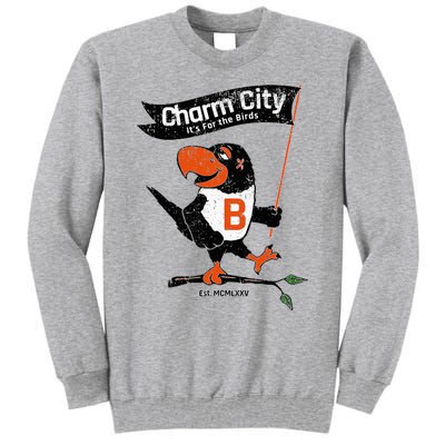 Baltimore Birds Maryland Charm City Pride Novelty Tall Sweatshirt