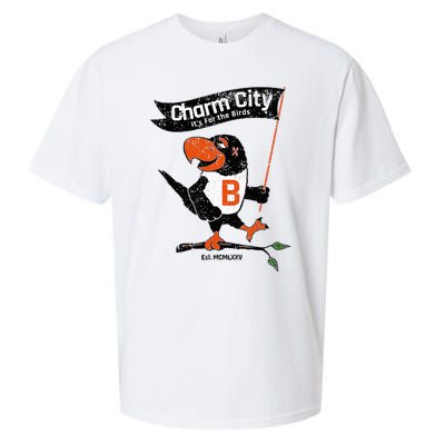 Baltimore Birds Maryland Charm City Pride Novelty Sueded Cloud Jersey T-Shirt