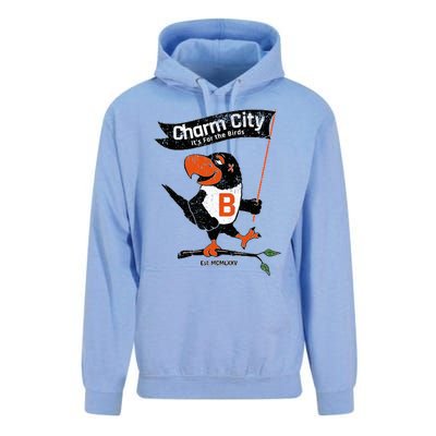 Baltimore Birds Maryland Charm City Pride Novelty Unisex Surf Hoodie