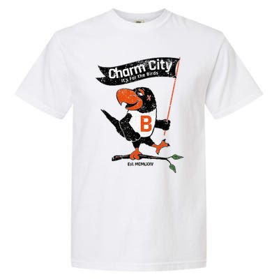 Baltimore Birds Maryland Charm City Pride Novelty Garment-Dyed Heavyweight T-Shirt