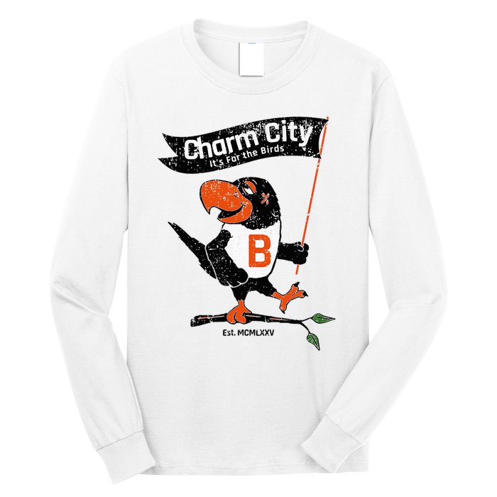 Baltimore Birds Maryland Charm City Pride Novelty Long Sleeve Shirt