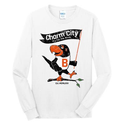 Baltimore Birds Maryland Charm City Pride Novelty Tall Long Sleeve T-Shirt