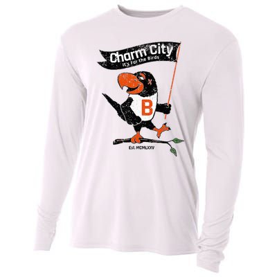 Baltimore Birds Maryland Charm City Pride Novelty Cooling Performance Long Sleeve Crew