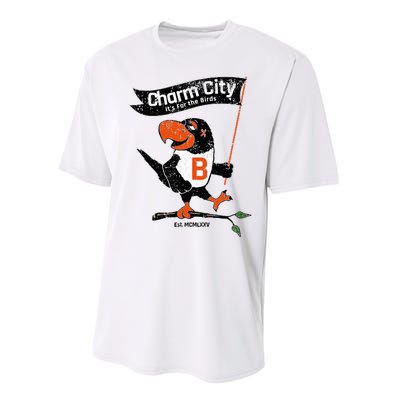 Baltimore Birds Maryland Charm City Pride Novelty Performance Sprint T-Shirt