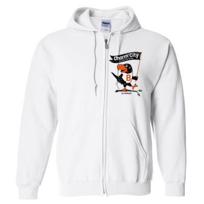 Baltimore Birds Maryland Charm City Pride Novelty Full Zip Hoodie