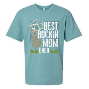 Best Buckin Mom Ever Deer Hunting Bucking Mother Gift Cool Gift Sueded Cloud Jersey T-Shirt