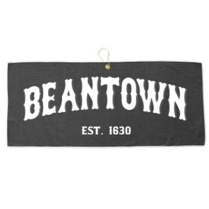 Beantown Boston Massachusetts Baked Beans New England Large Microfiber Waffle Golf Towel