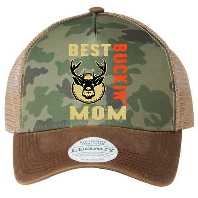 Best Buckin' Mom Funny Deer Hunting Sweatshirt Legacy Tie Dye Trucker Hat