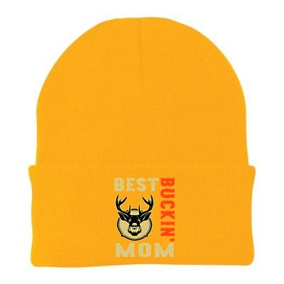 Best Buckin' Mom Funny Deer Hunting Sweatshirt Knit Cap Winter Beanie