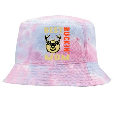 Best Buckin' Mom Funny Deer Hunting Sweatshirt Tie-Dyed Bucket Hat