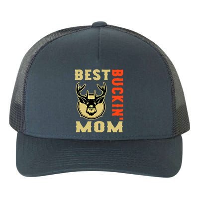 Best Buckin' Mom Funny Deer Hunting Sweatshirt Yupoong Adult 5-Panel Trucker Hat