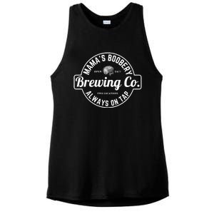 Breastfeeding Brewery Mamas Boobery New Mom Brewing Ladies PosiCharge Tri-Blend Wicking Tank