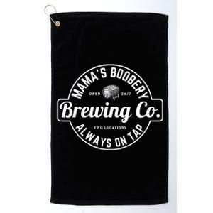 Breastfeeding Brewery Mamas Boobery New Mom Brewing Platinum Collection Golf Towel