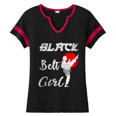 Black Belt Mixed Martial Arts Mma Karate Taekwondo Funny Gift Ladies Halftime Notch Neck Tee