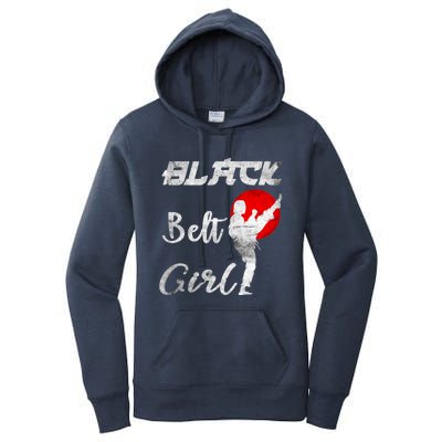 Black Belt Mixed Martial Arts Mma Karate Taekwondo Funny Gift Women's Pullover Hoodie