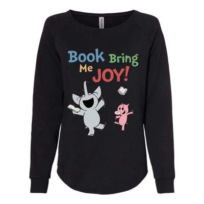 Book Bring Me Joy A Good Day To Read Book Teacher Library Book Club Womens California Wash Sweatshirt