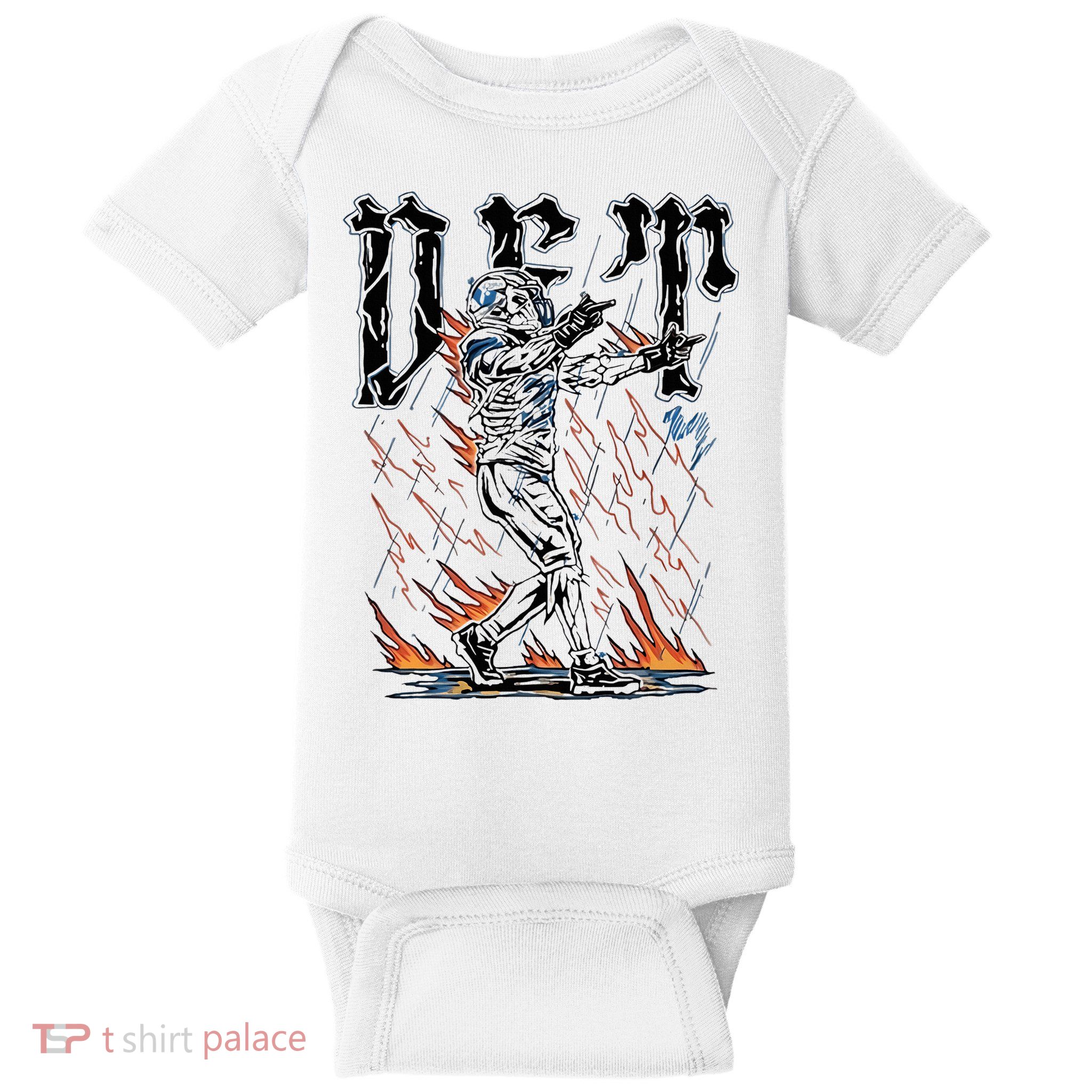 Brian Branch Middle Finger Baby Bodysuit