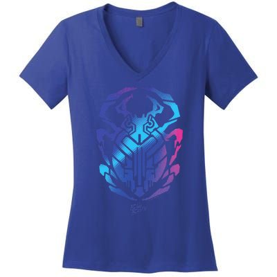 Blue Beetle Movie Scarab Women's V-Neck T-Shirt