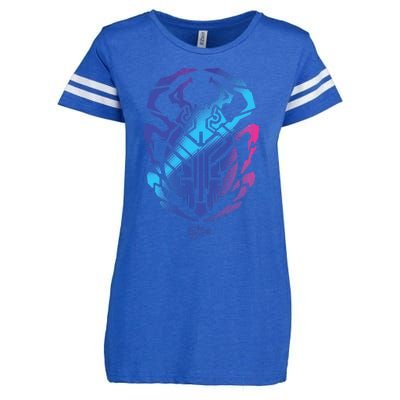 Blue Beetle Movie Scarab Enza Ladies Jersey Football T-Shirt