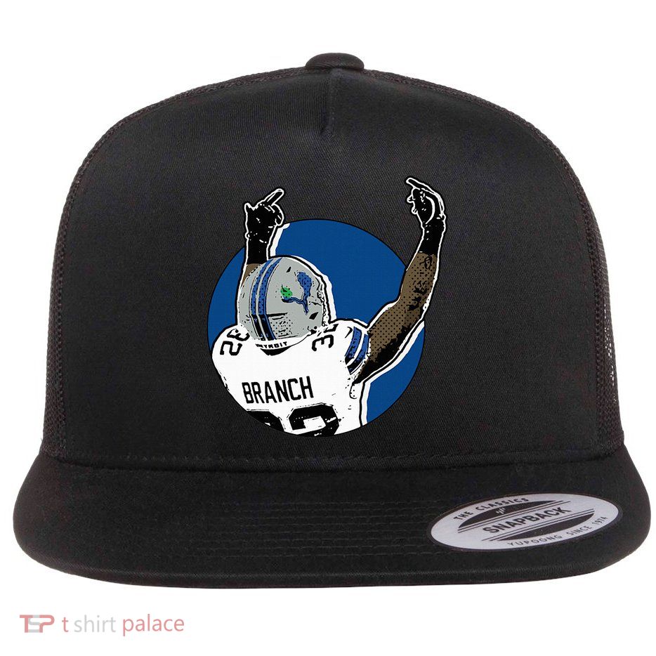 Brian Branch Middle Finger Flat Bill Trucker Hat
