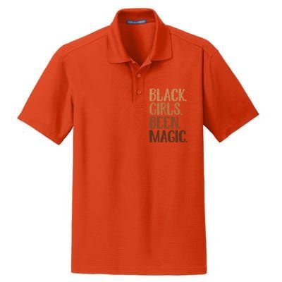 Black Been Magic Melanin African American History Gift Dry Zone Grid Polo