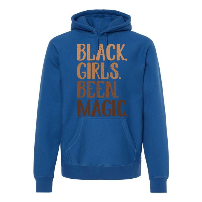 Black Been Magic Melanin African American History Gift Premium Hoodie