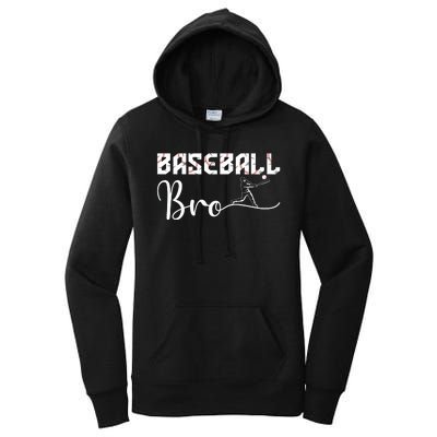 Baseball Bro Matching Family Baseball Game Women's Pullover Hoodie