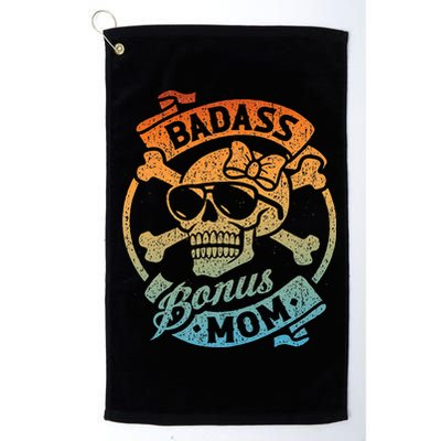 Badass Bonus Mom Stepmom Stepmother MotherS Day Golf Towel