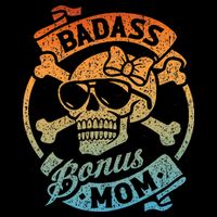 Badass Bonus Mom Stepmom Stepmother MotherS Day Zip Tote Bag