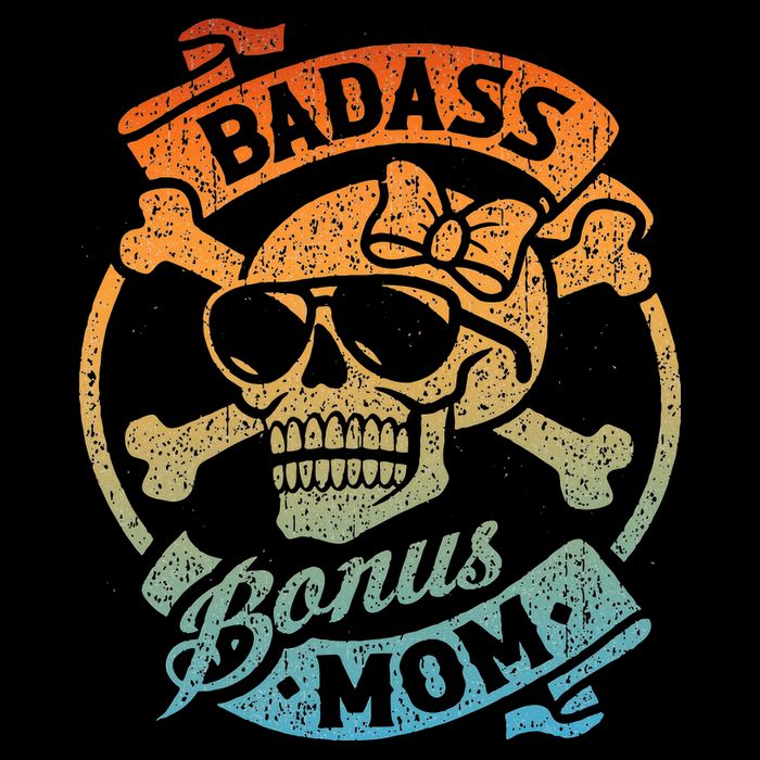 Badass Bonus Mom Stepmom Stepmother MotherS Day Zip Tote Bag