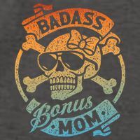 Badass Bonus Mom Stepmom Stepmother MotherS Day Vector Backpack
