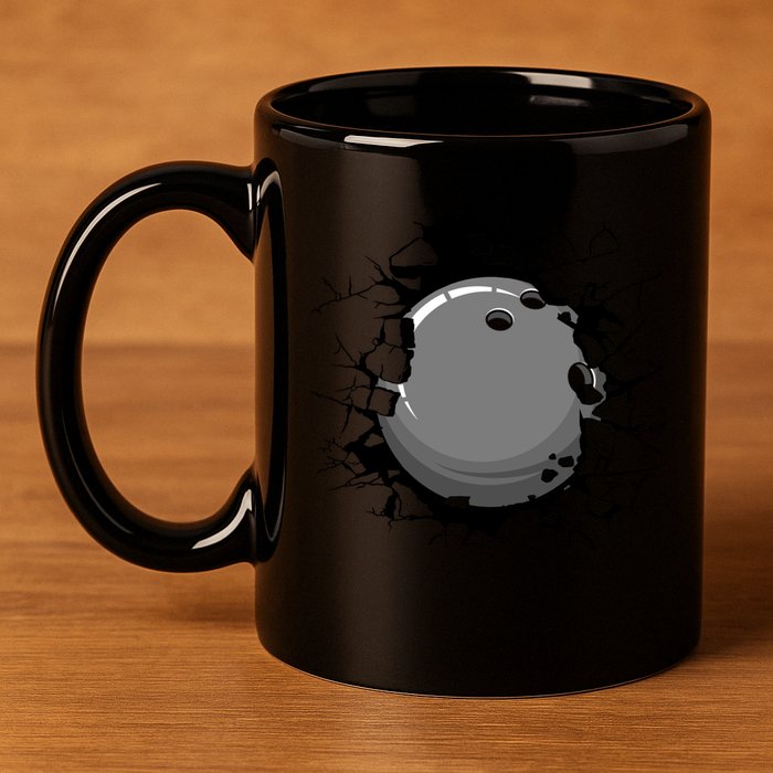 Bowling Bowling Meaningful Gift 11oz C Handle Ceramic Mug