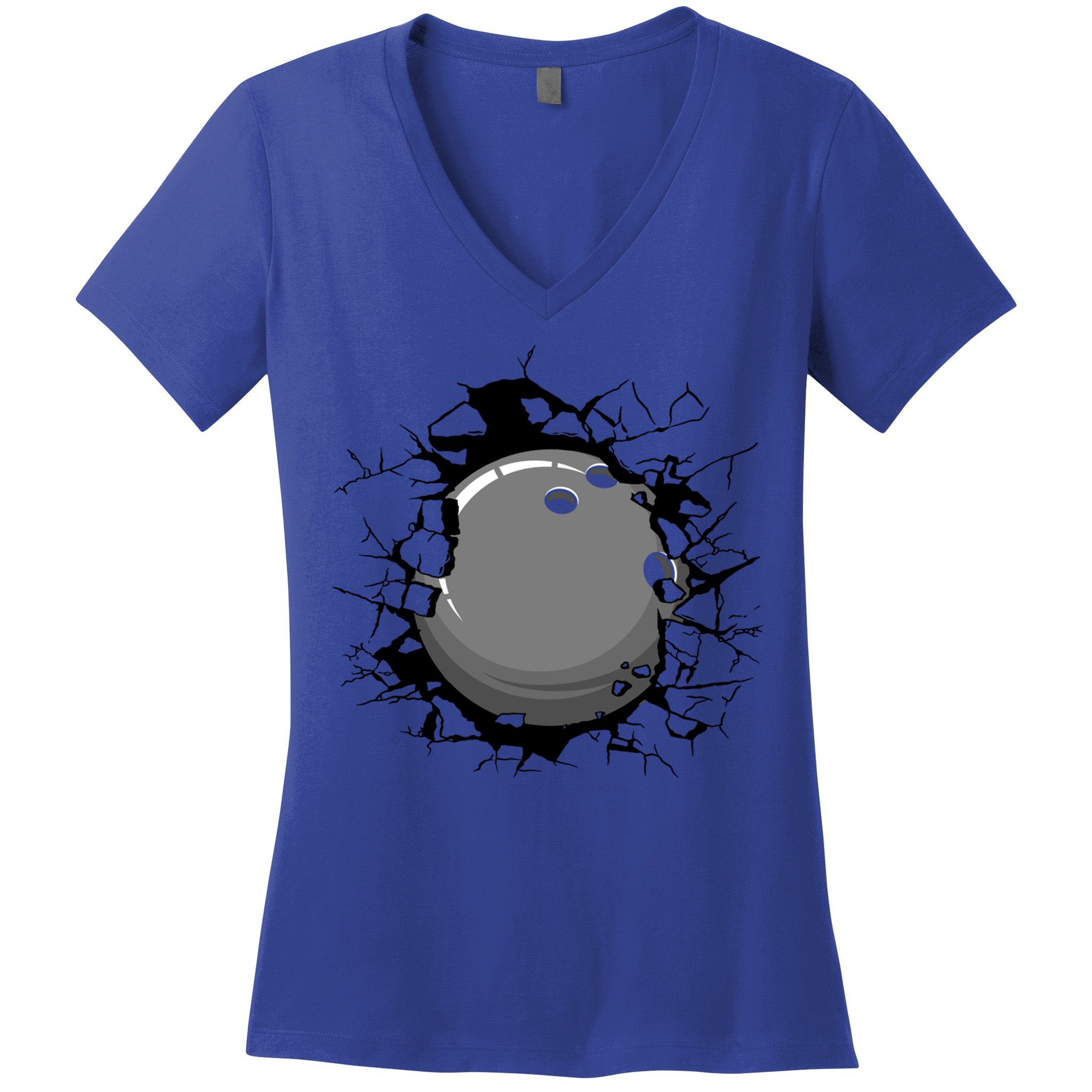 Bowling Bowling Meaningful Gift Women's V-Neck T-Shirt