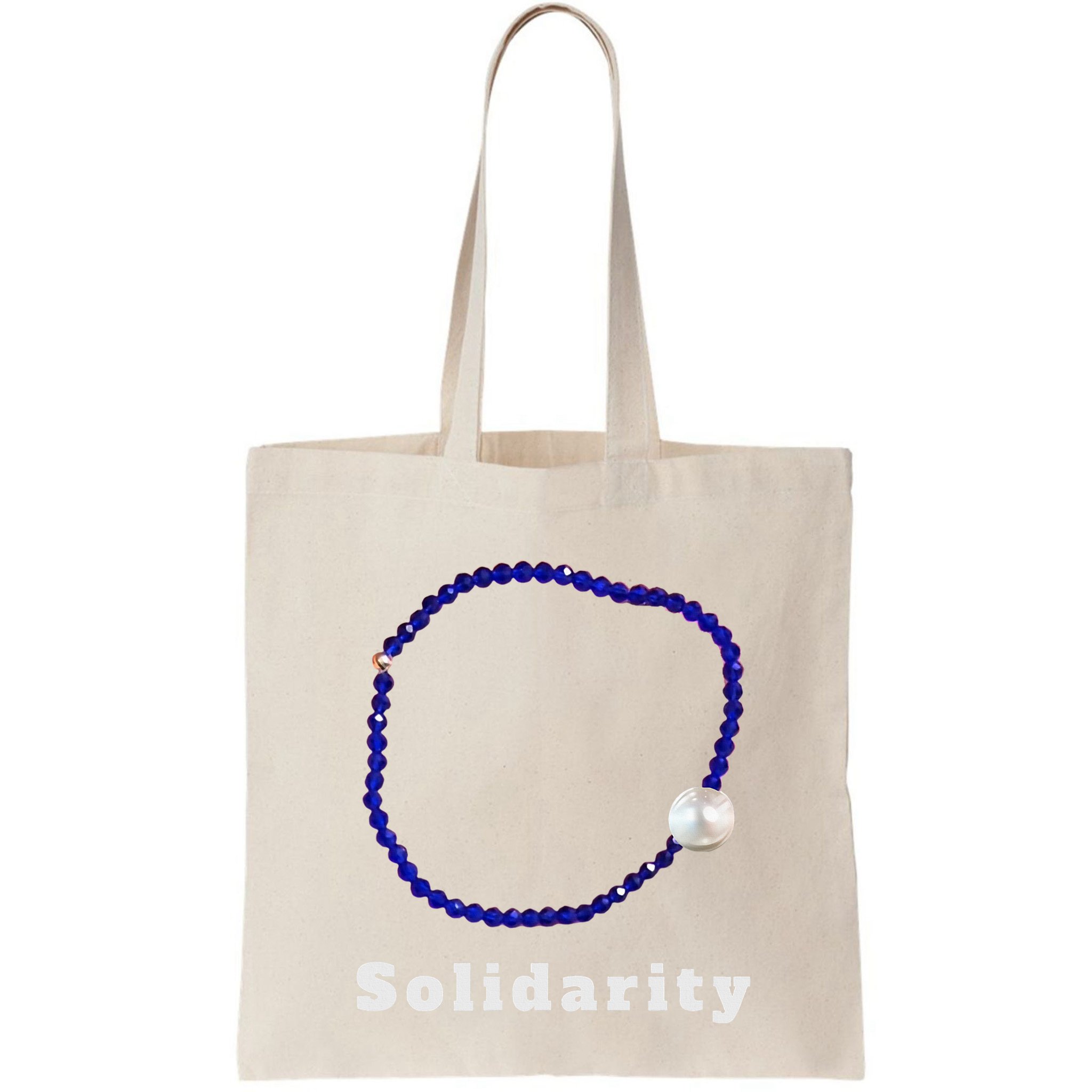 Blue Bracelet Movement Solidarity Trend Women Rights 4b Bag