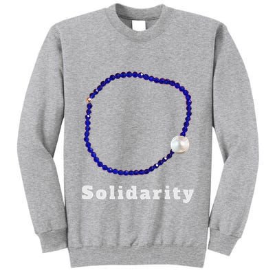 Blue Bracelet Movement Solidarity Trend Women Rights 4b Tall Sweatshirt