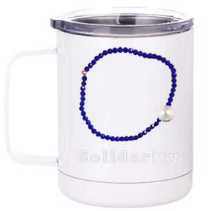 Blue Bracelet Movement Solidarity Trend Women Rights 4b 12 oz Stainless Steel Tumbler Cup