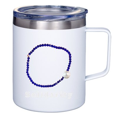 Blue Bracelet Movement Solidarity Trend Women Rights 4b 12oz Stainless Steel Coffee Mug