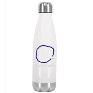 Blue Bracelet Movement Solidarity Trend Women Rights 4b Stainless Steel Insulated Water Bottle