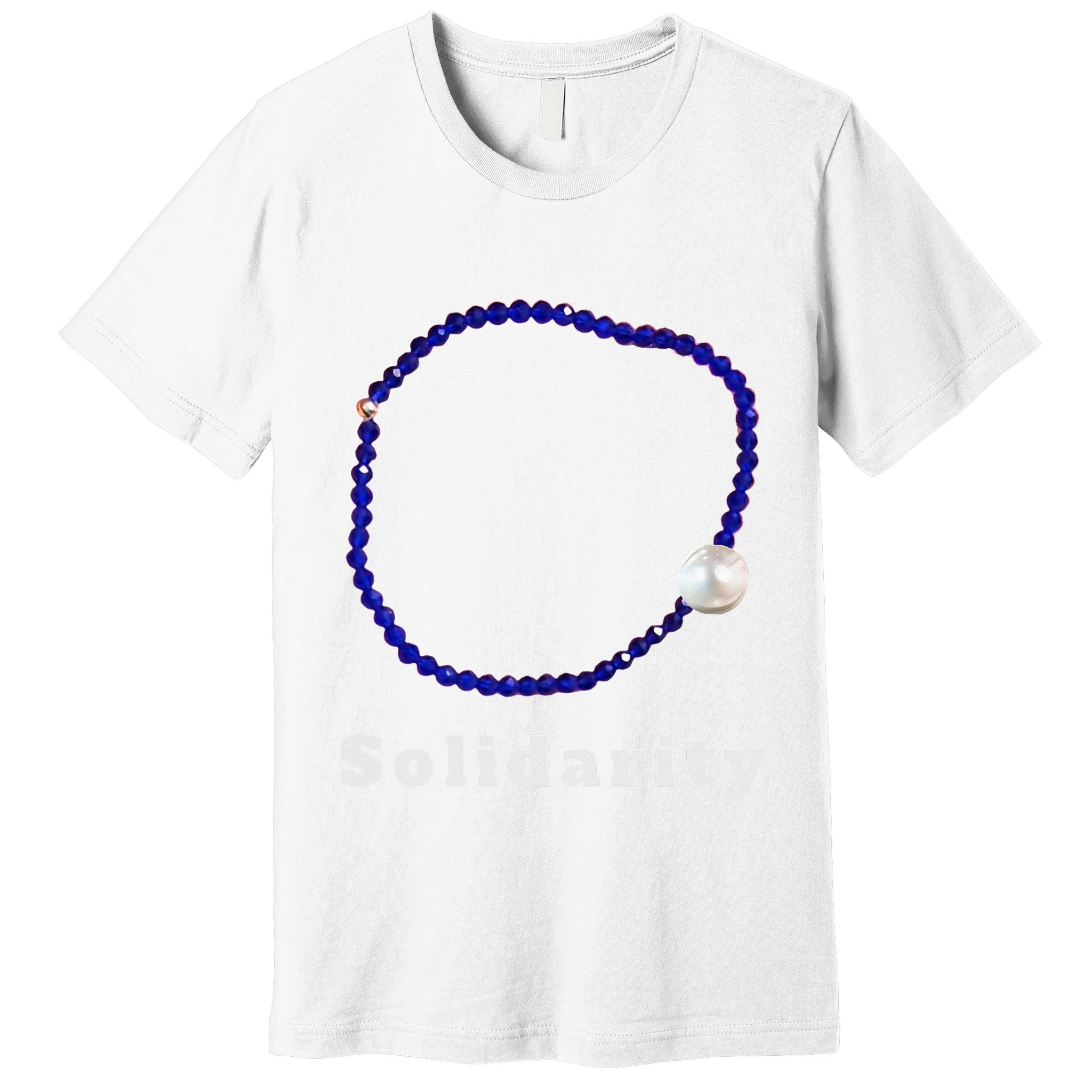 Blue Bracelet Movement Solidarity Trend Women Rights 4b Premium T-Shirt