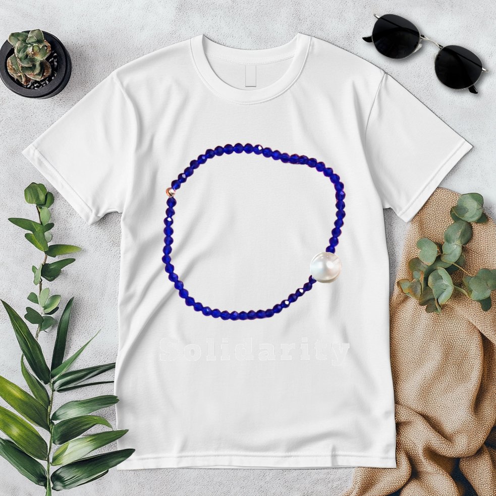 Blue Bracelet Movement Solidarity Trend Women Rights 4b Premium T-Shirt