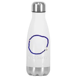 Blue Bracelet Movement Solidarity Trend Women Rights 4b Stainless Steel Insulated Water Bottle