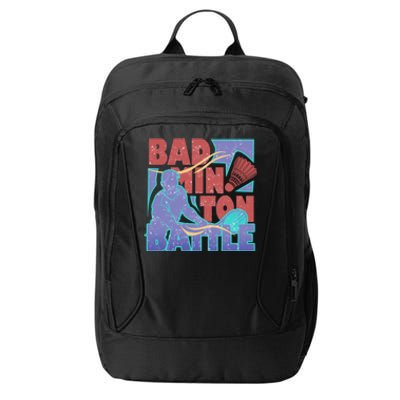 Badminton Battle Meaningful Gift City Backpack