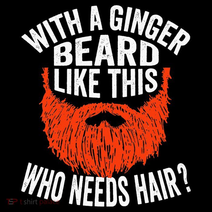 Bearded Bald Man Ginger Beard Funny Sarcastic Saying Sweatshirt