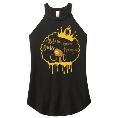 Black Been Magic African American Queen Women’s Perfect Tri Rocker Tank