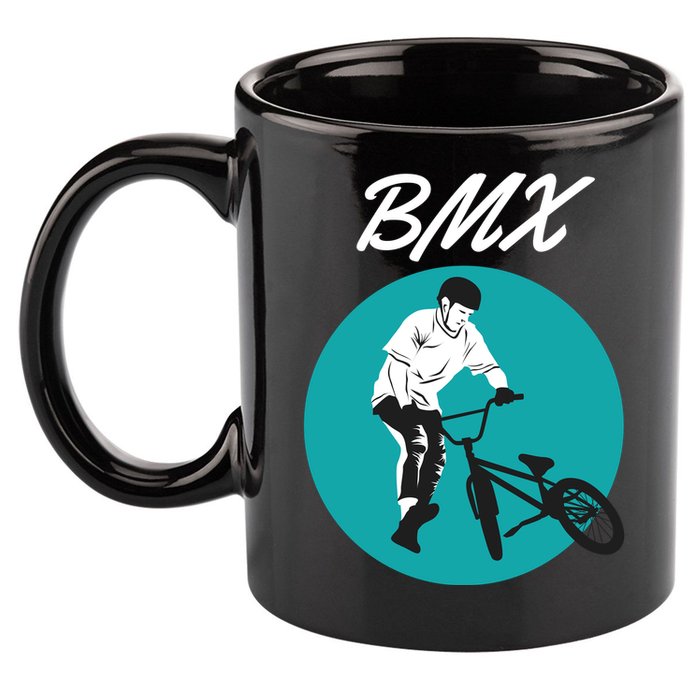 BMX 11oz C Handle Ceramic Mug