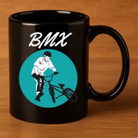 BMX 11oz C Handle Ceramic Mug