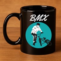BMX 11oz C Handle Ceramic Mug