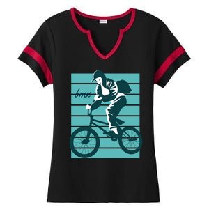 BMX Ladies Halftime Notch Neck Tee