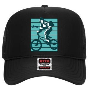 BMX High Crown Mesh Back Trucker Hat